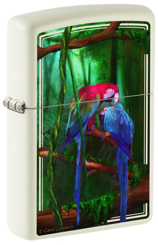 ZIPPO LIGHTER CAROL CAVALARIS PARROT 48972