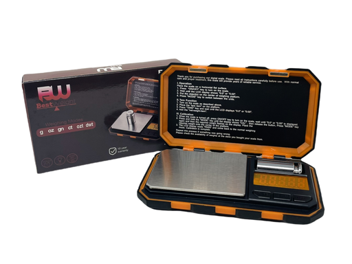 [ITM180122022682] BEST WEIGHT DIGITAL SCALES (BOLLY SCALE 200G X 0.01G ORANGE & BLACK)