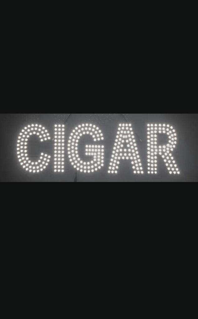 BUSINESS IMAGE SIGN LED (CIGARS) DESIGN