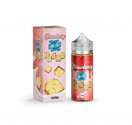[ITM23062043474347] BY THE POUND (STRAWBERRY, 100ML, 3MG)