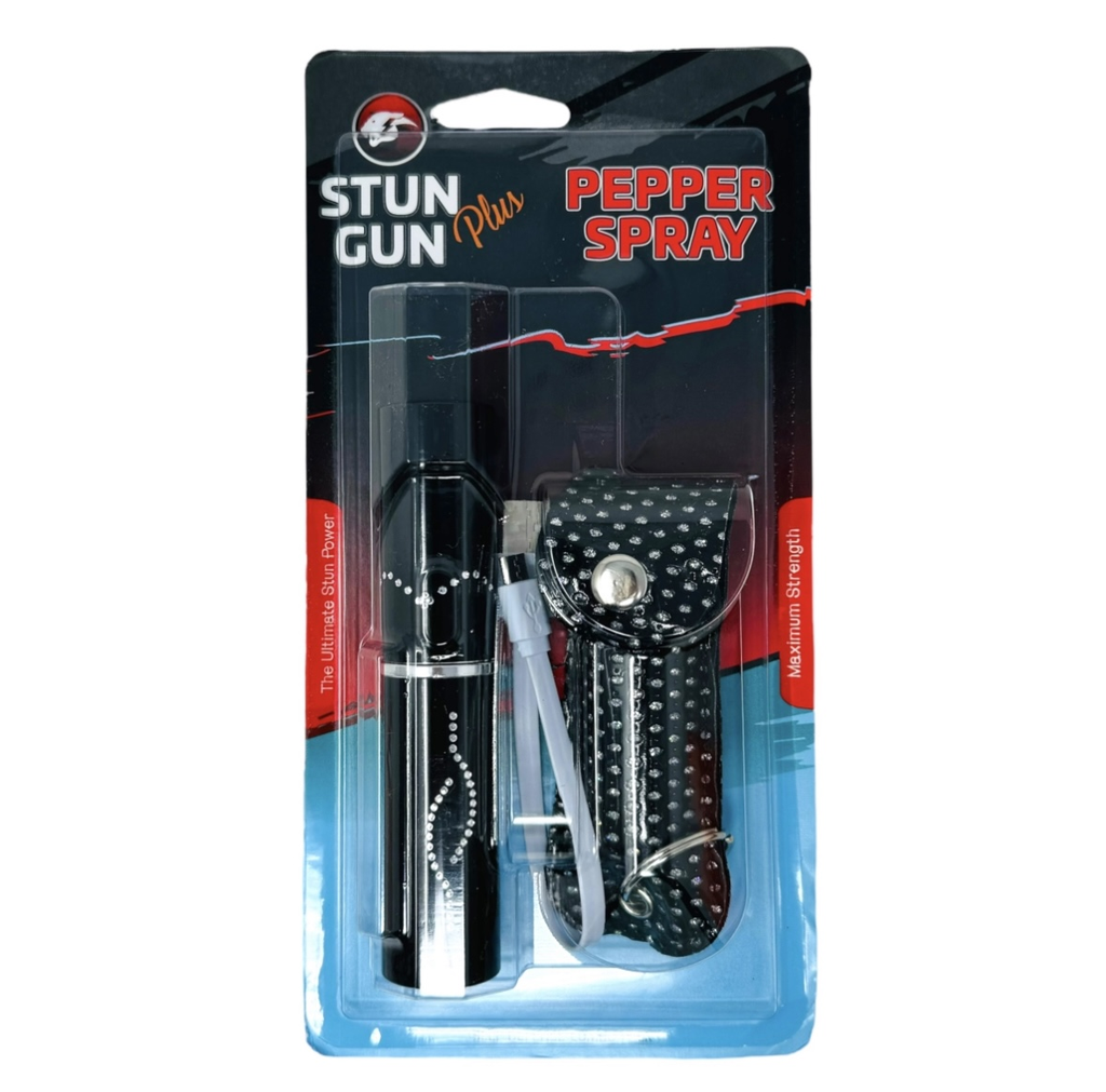 CHEETAH 2 IN 1 COMBO PEPPER SPRAY & LIPSTICK STUN GUN