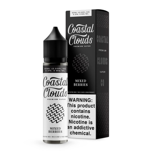 [COAS-12168] COASTAL CLOUDS E-LIQUID 60ML (MIXED BERRIES, 3MG)