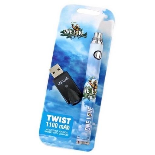 [INTREF02805] DESIGN TWIST PEN 1100MAH BATTERY (BOB MARLEY)