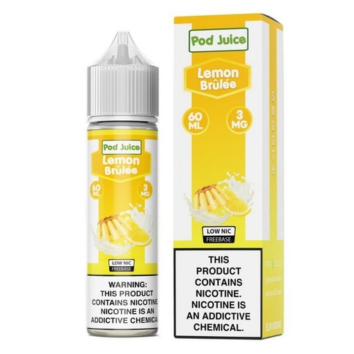 [INTREF01486] POD JUICE SYNTHETIC NICOTINE 6MG LEMON SUGAR COOKIE 60ML