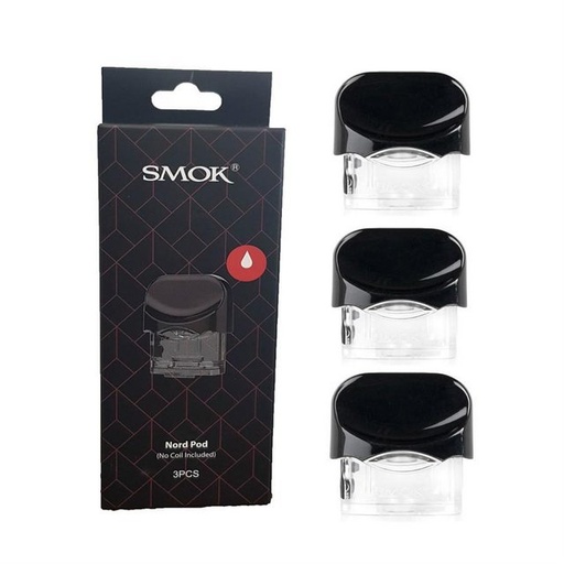 [INTREF01743] SMOK NORD POD BLACK (NO COIL INCLUDED) 3CT