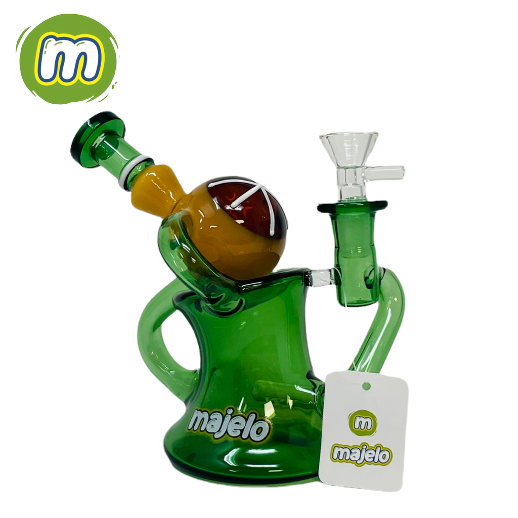 MAJELO GLASS WATER PIPE #MJ43504