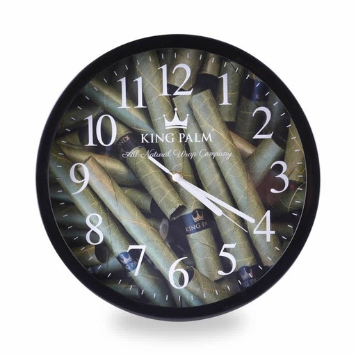 [ITM161221022185] KING PALM CLOCK (GREEN)
