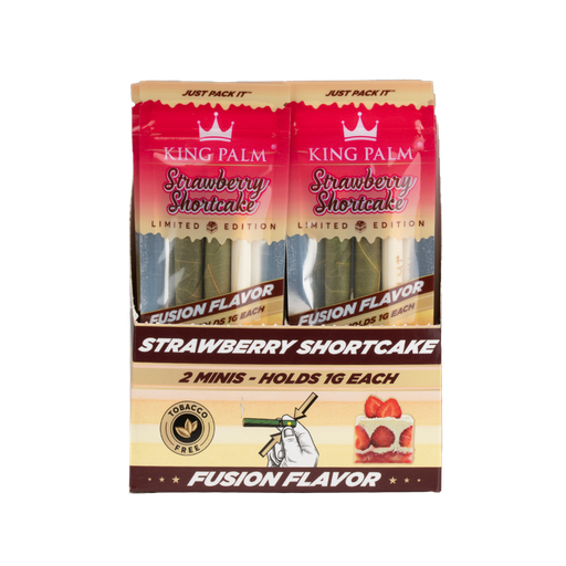 [KIN-01472] KING PALM CONES LIMTED EDTION BOX OF 20 (STRAWBERRY SHORTCAKE)