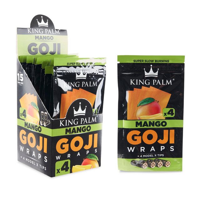 KING PALM GOJI WRAPS 4CT BOX OF 15