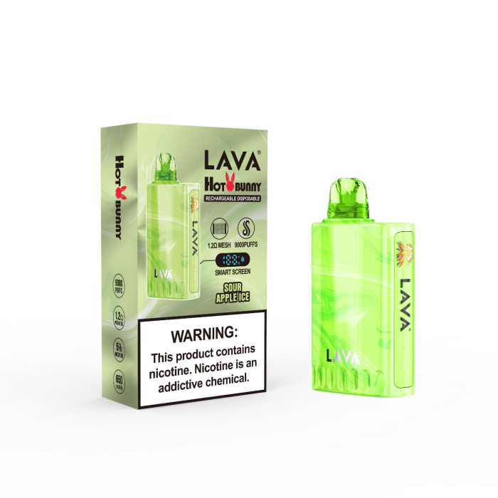LAVA HOT BUNNY 5% DISPOSABLE 9000 PUFFS BOX OF 10