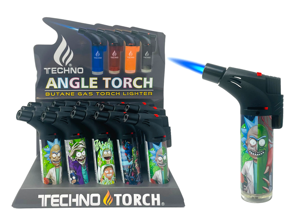 TECHNO TORCH #67139-RM4 RICK AND MORTY TORCH LIGHTER BOX OF 15