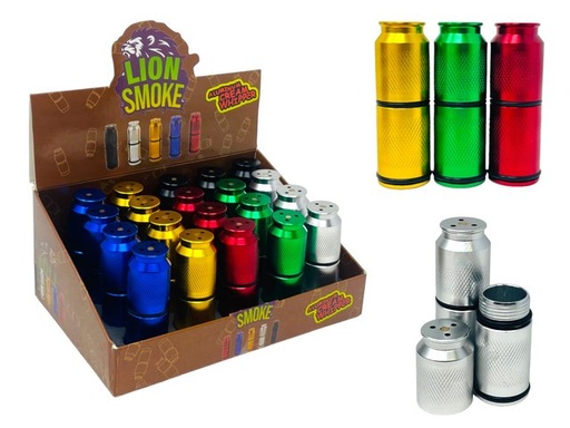 [LION-13434] LION SMOKE ALUMINUM CRACKER CREAM WHIPPER BOX OF 20 (3 HOLES #LS44309)