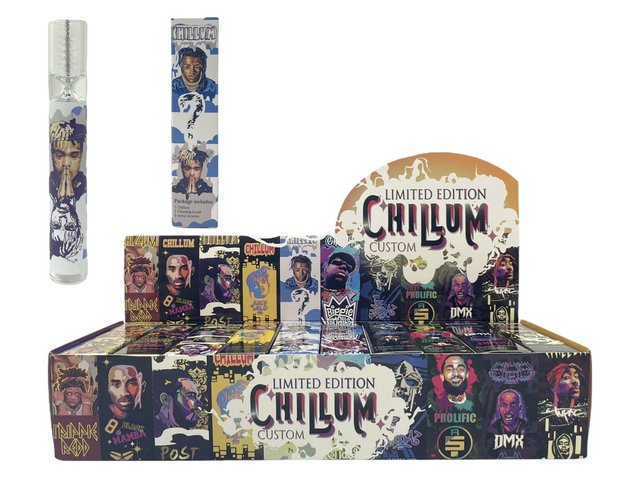 CUSTOM DESIGN CHILLUMS 'LIMITED EDITION' BOX OF 20