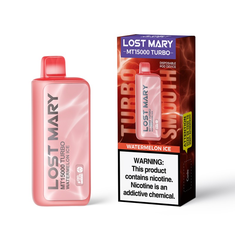 LOST MARY MT15000 TURBO 5% DISPOSABLE BOX OF 5