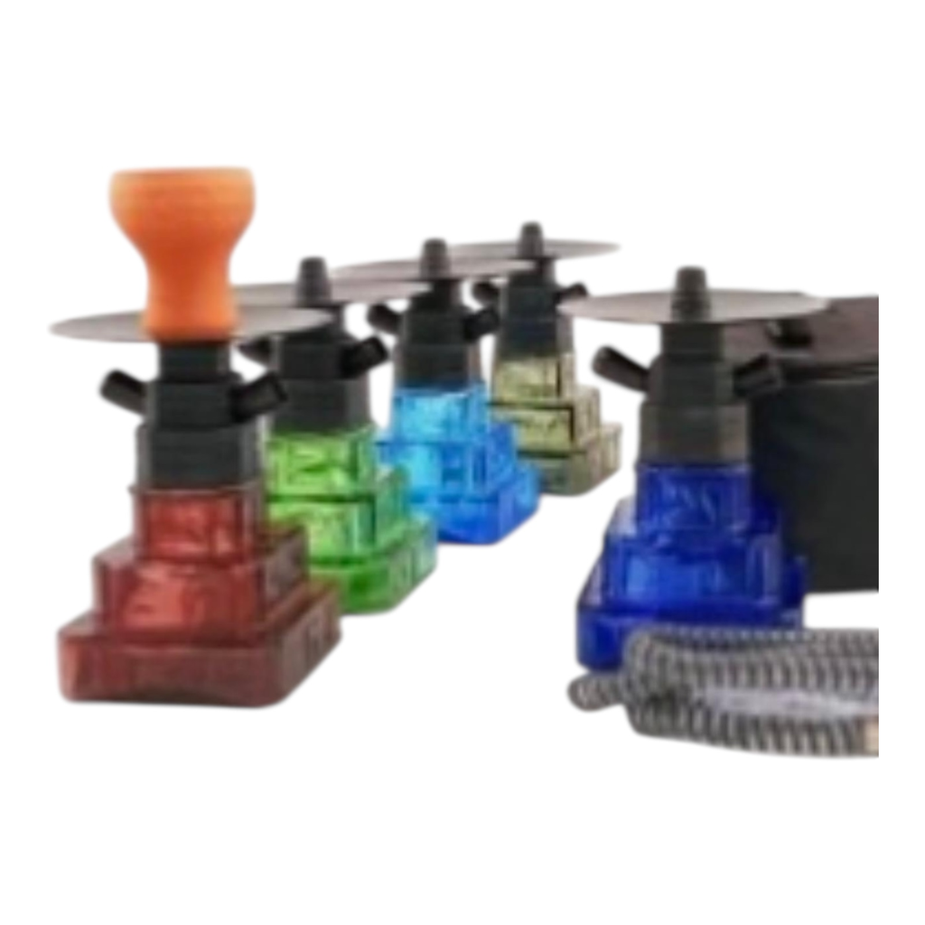 LUXX DESIGN SHAPED ALUMINUM RESIN HOOKAH