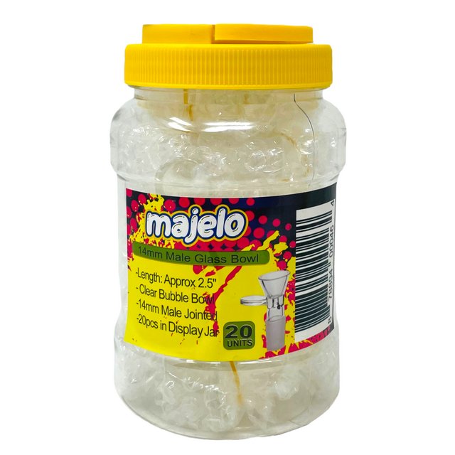 MAJELO MINI GLASS BOWL JOINT 20CT JAR