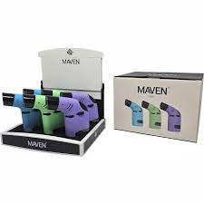[MAVE-14277] MAVEN TUSK TORCH LIGHTER BOX OF 6 (BLUE)