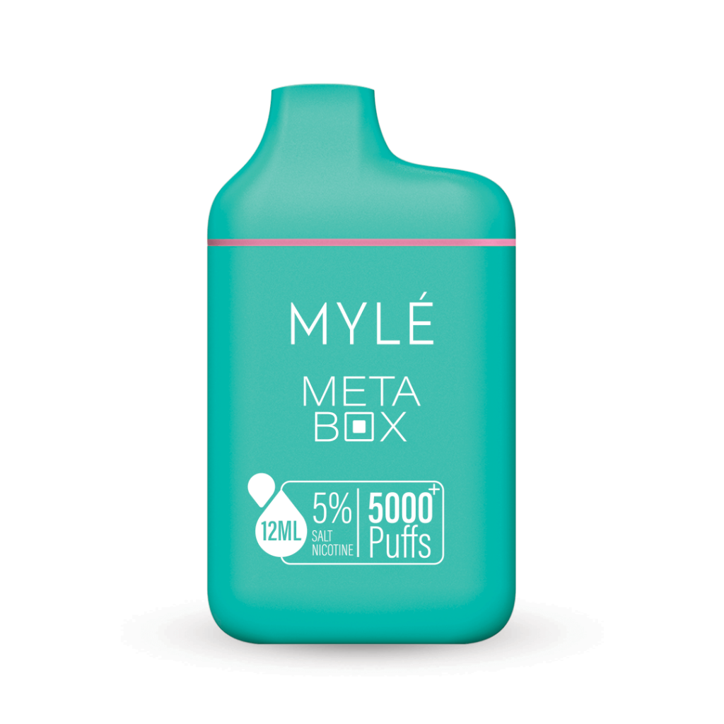 MYLE META BOX 5% DISPOSABLE 5000 PUFFS BOX OF 10