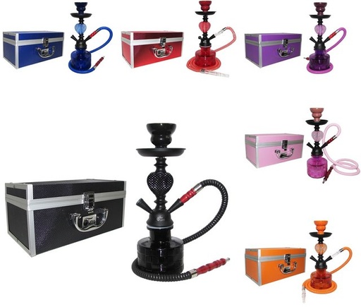 [ITM060720010821] TANYA DR STRANGE 1HOSE HOOKAH CASE ASSORTED COLORS
