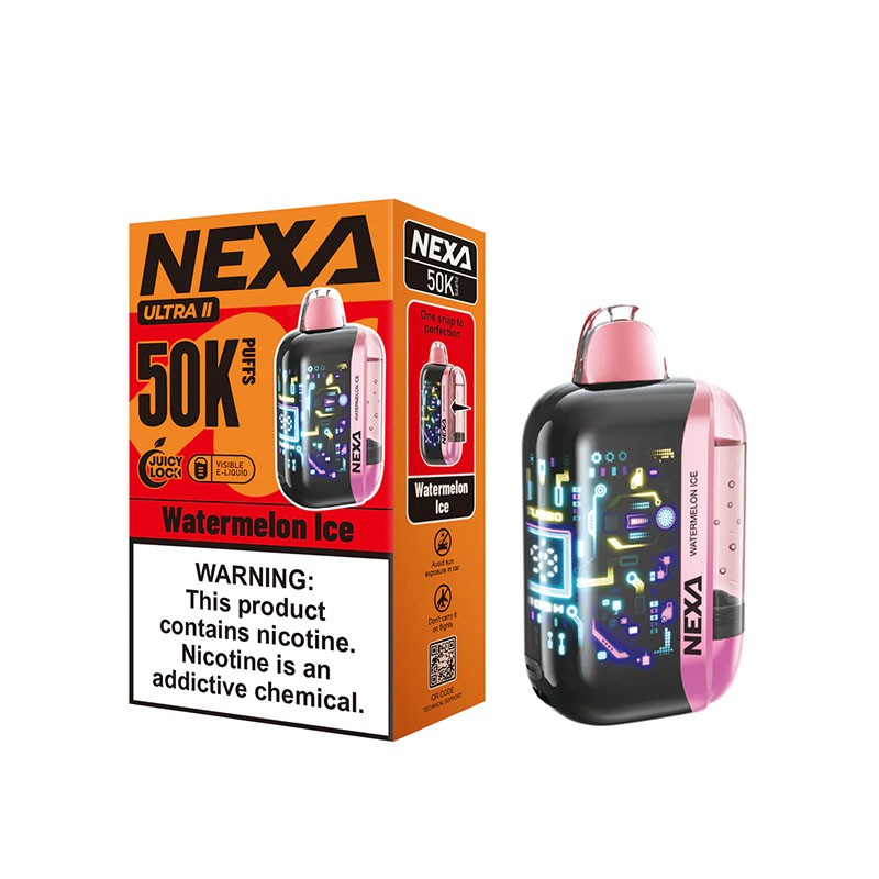 NEXA ULTRA II 5% DISPOSABLE 50000 PUFFS BOX OF 5