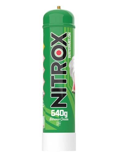 [NITR-22771] NITROX NITROUS OXIDE CREAM CHARGER 640G BOX OF 6 (WATERMELON)
