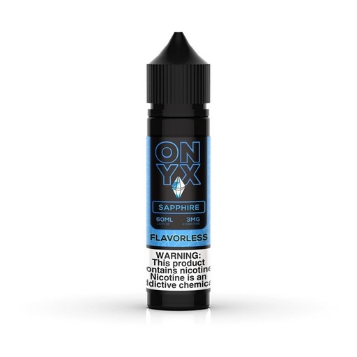 [ITM070820013683] ONYX SAPPHIRE FLAVORLESS (3MG)
