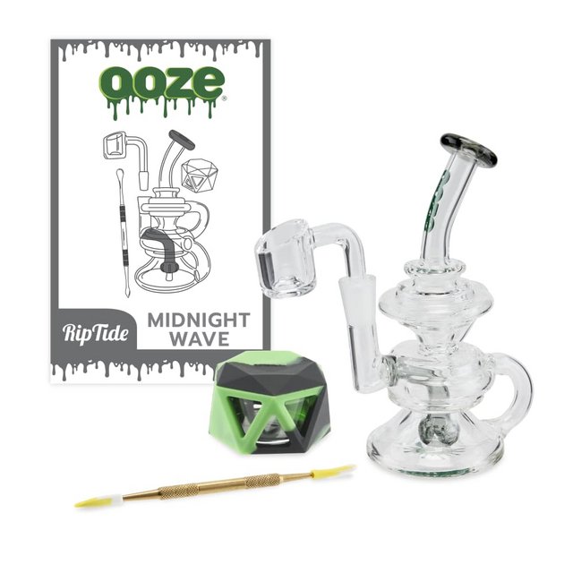 OOZE RIP TIDE MINI RECYCLER DAB RIG