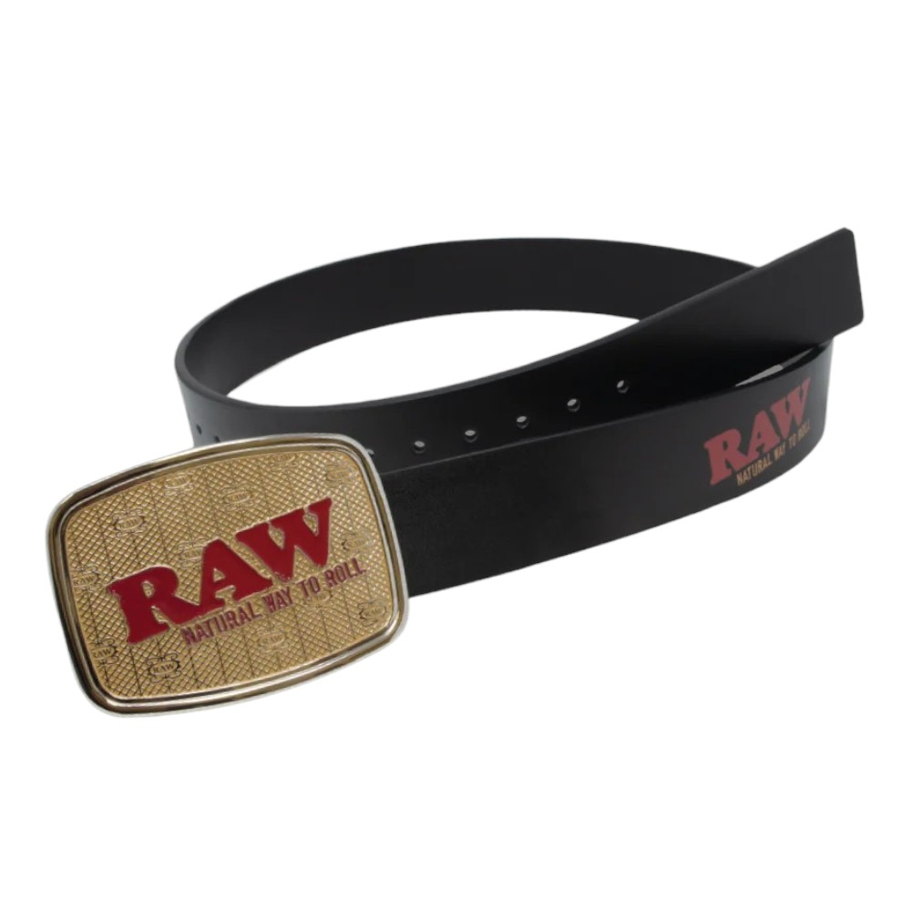 RAW BLACK BELTS WITH METAL TIP