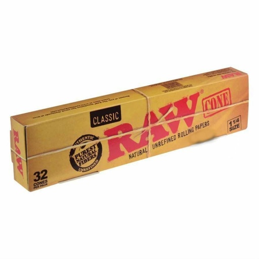 [RAW003] RAW CONES 32CT (1 1/4 CLASSIC)