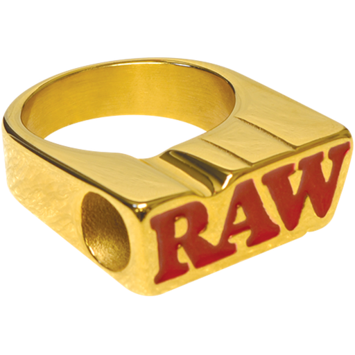 [INTREF03644] RAW GOLD RING (SIZE 9)