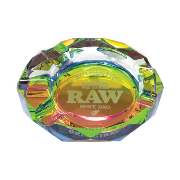 RAW PHAT OVAL GLASS ASHTRAY
