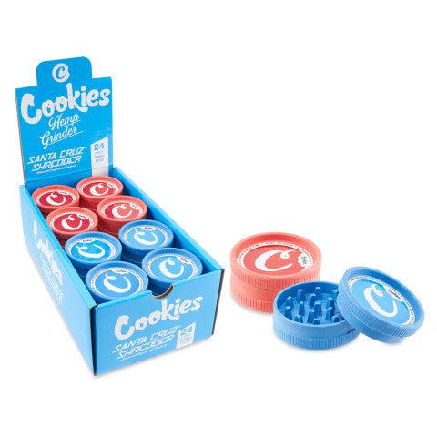 SANTA CRUZ SHREDDER 2 PARTS BIODEGRADABLE HEMP GRINDER BOX OF 24