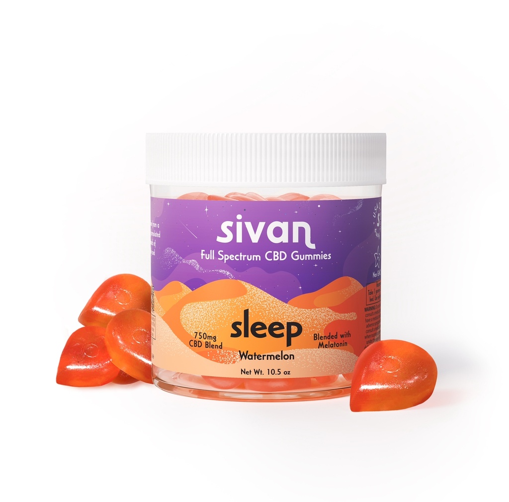 SIVAN 750MG FULL SPECTRUM CBD GUMMIES 30CT JAR