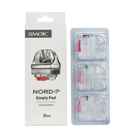 [SMOK-25318] SMOK NORD GT EMPTY POD 3CT (TRANSPARENT)