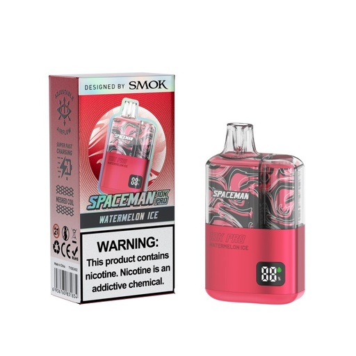 [SPAC-18097] SPACEMAN 10K PRO 5% DISPOSABLE BOX OF 5 (WATERMELON ICE)