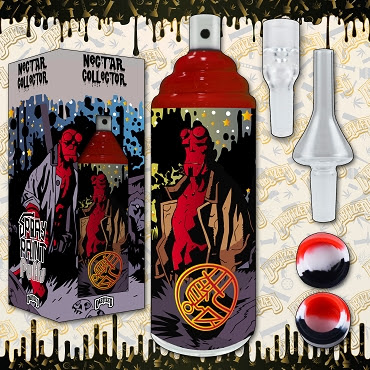 SPRAY CAN GLASS 2 IN 1 BUBBLER & NECTAR COLLECTOR