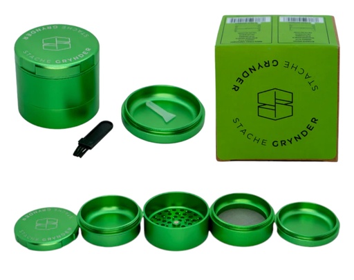 [STAC-24616] STACHE 5 PIECE GRYNDER (GREEN)