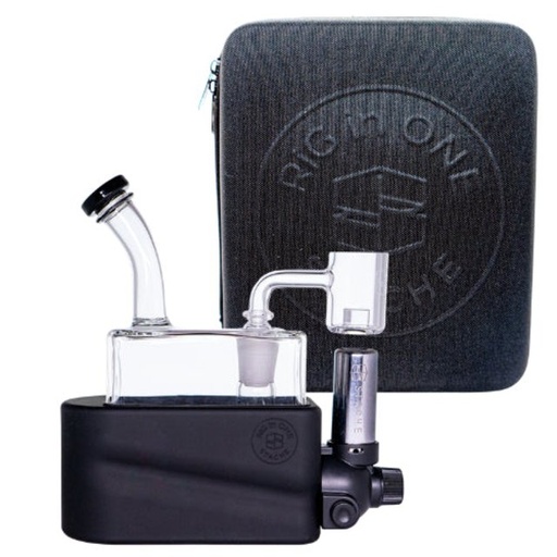 [STAC-24571] STACHE RIG IN ONE MATTE PORTABLE DAB RIG KIT (BLACK)