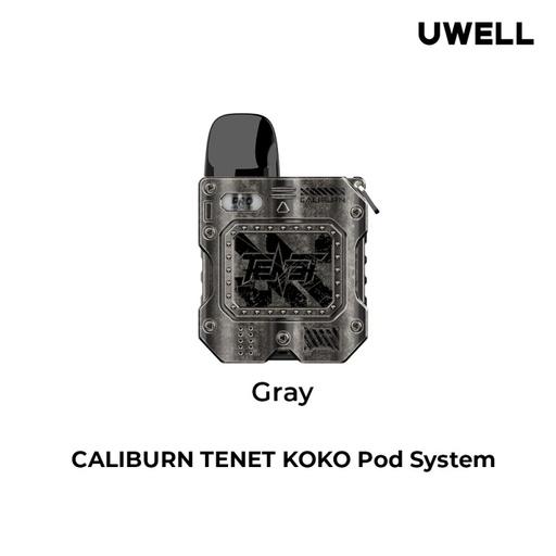 [UWEL-14066] UWELL CALIBURN TENET KOKO POD KIT (GRAY)