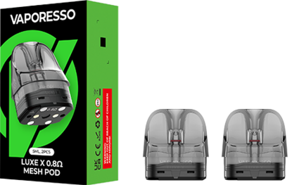 [VAPO-13503] VAPORESSO LUXE X PODS 5ML 2CT (0.8OHM MESH)
