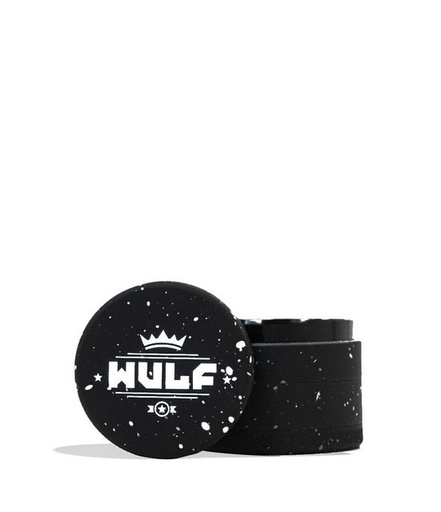 [WULF-14906] WULF 4 PARTS 50MM SPLATTER GRINDER (BLACK WHITE SPLATTER)