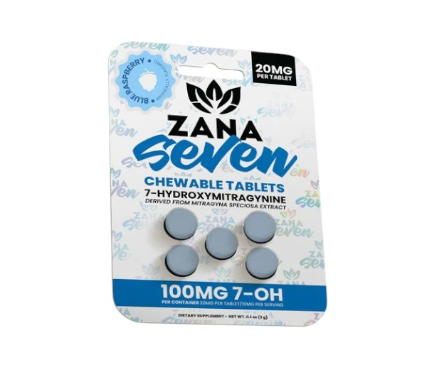 ZANA SAVEN 20MG 7-HYDROXY KRATOM BLISTER CAPSULES 5CT