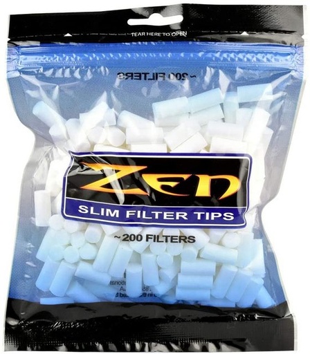 [INTREF02499] ZEN FILTER TIPS 200CT BAG (SLIM)
