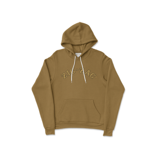 [ZIG -08547] ZIG ZAG BEIGE DESERT LOGO HOODIE (LARGE)