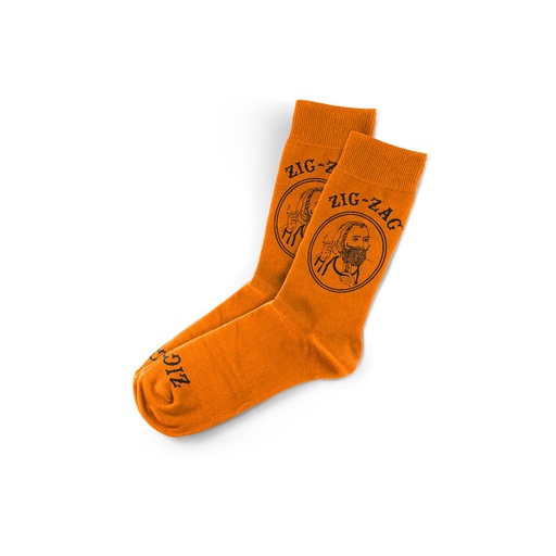 [INTREF05504] ZIG ZAG CLASSIC SOCKS (ORANGE)