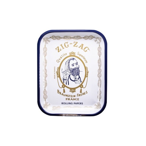 [INTREF03885] ZIG ZAG ROLLING TRAY LARGE (WHITE)