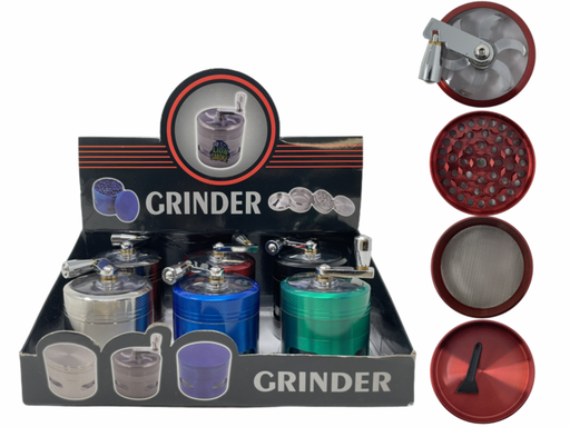 [ITM100521018029] LION SMOKE 4 PARTS GRINDER ZNG157 BOX OF 6