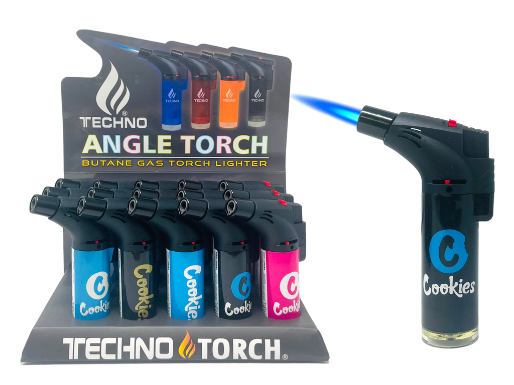 TECHNO TORCH #81139-CO1 COOKIES DESIGN TORCH LIGHTERS BOX OF 15