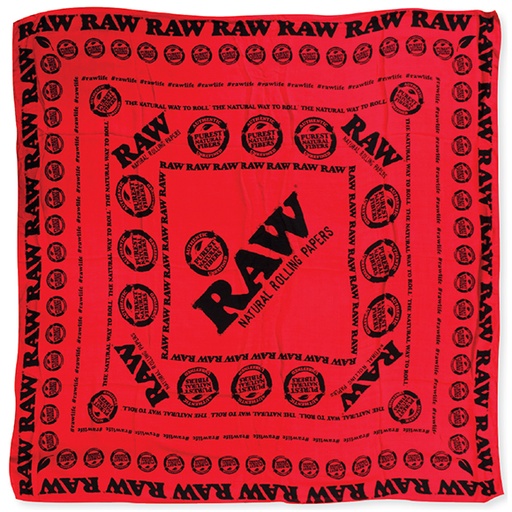 [ITM121120014903] RAW RED BANDANA