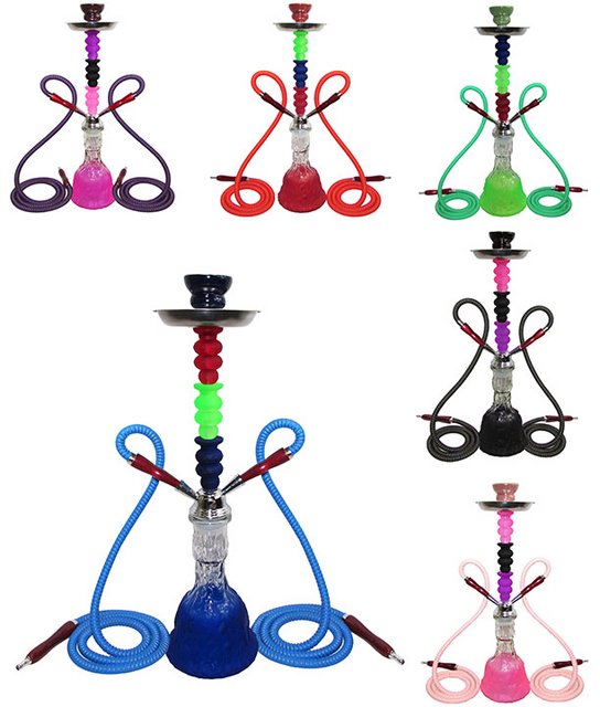 ZEBRA RAINBOW 1 HOSE HOOKAH ASSORTED COLORS